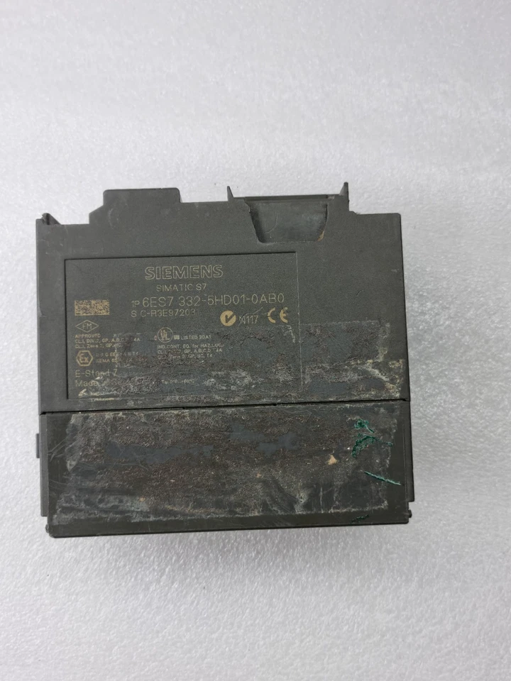 SIEMENS 6ES7 332-5HD01-0AB0 SIMATIC S7 MODULE (COVER MISSING)